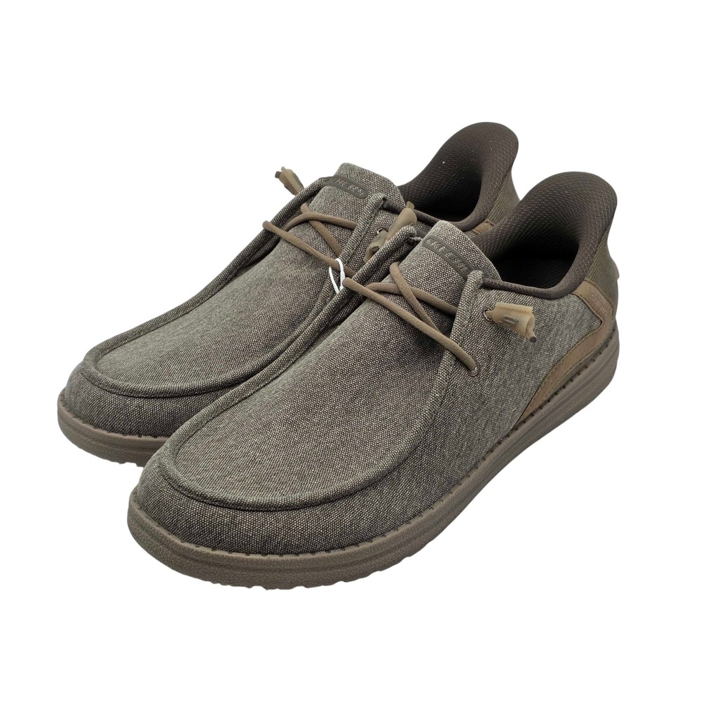 Skechers Melson-Coronado Hands Free Slip-ins Shoes Mens Size 12 Khaki NEW 210959